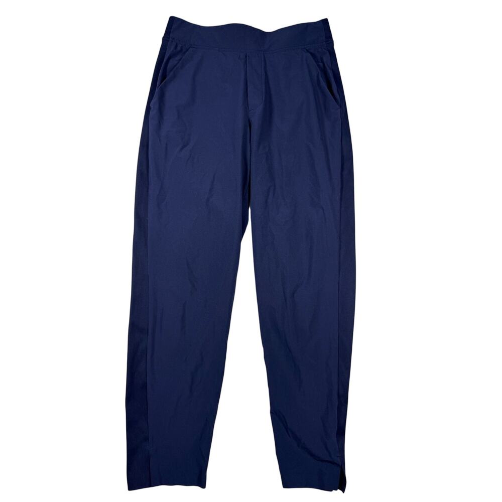Athleta Brooklyn Ankle Pants Women’s 4 Navy Blue Stretch Tapered Travel